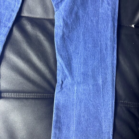 Wrangler Men's Straight Leg Jeans Blue Denim Faded Flat Front 5-Pocket 38x33 - Picture 10 of 16